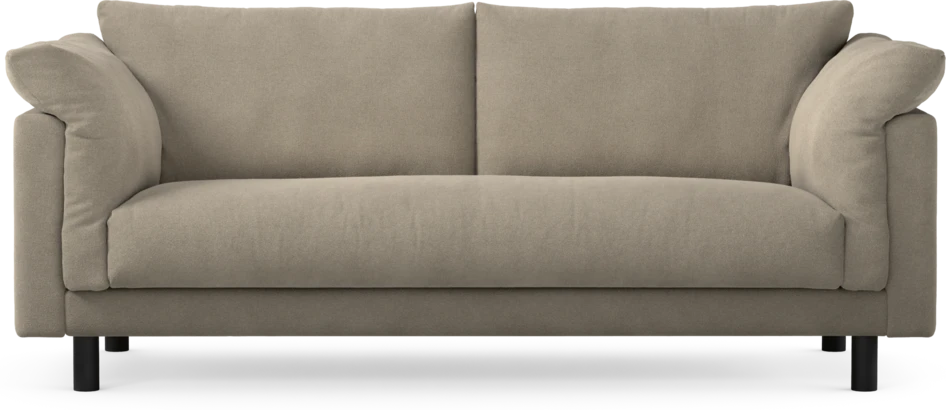 Cherrie - 2,5-sits soffa, hel dyna, fast klädsel - Beige