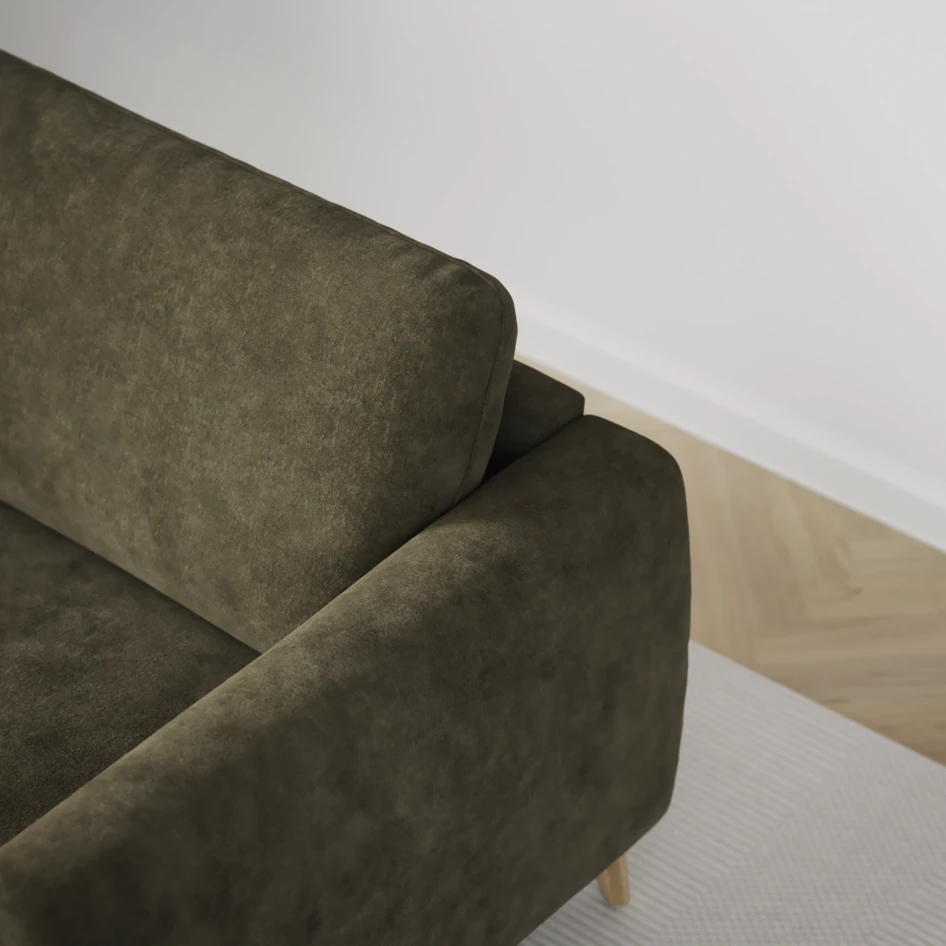 Bridge - 3-sits soffa - Grön