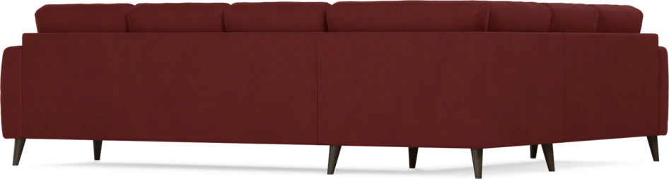 Eden - Hörnsoffa, 2+3-sits - Röd