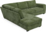 Friday - 2,5-sits soffa med divan vänster - Grön
