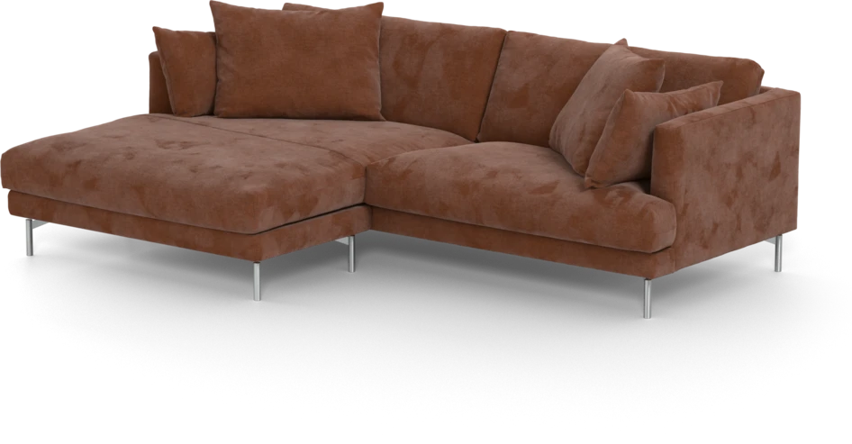Harper - 4-sits med schäslong XL vänster - Orange