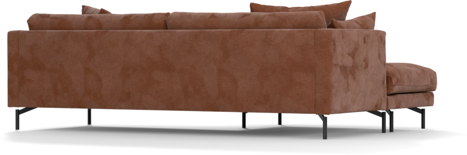Harper - 4-sits med schäslong XL vänster - Orange