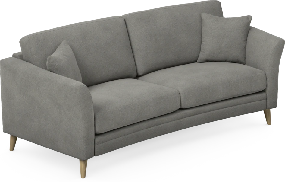 Eden - 2,5-sits soffa svängd - Grå