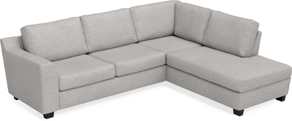 Friday - 2,5-sits soffa med divan höger - Vit