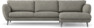 Madison Lux - 3-sits soffa med schäslong höger - Vit