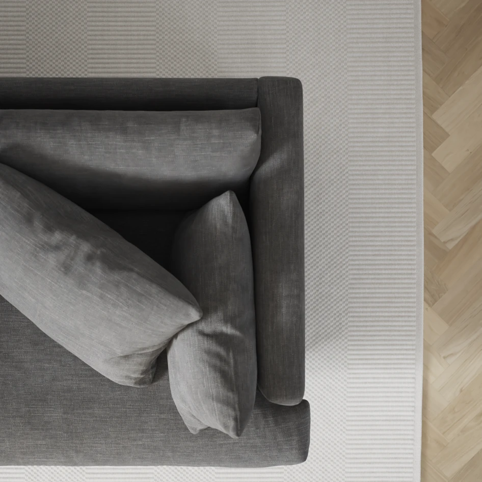 Harper - 3-sits soffa med divan vänster - Grå
