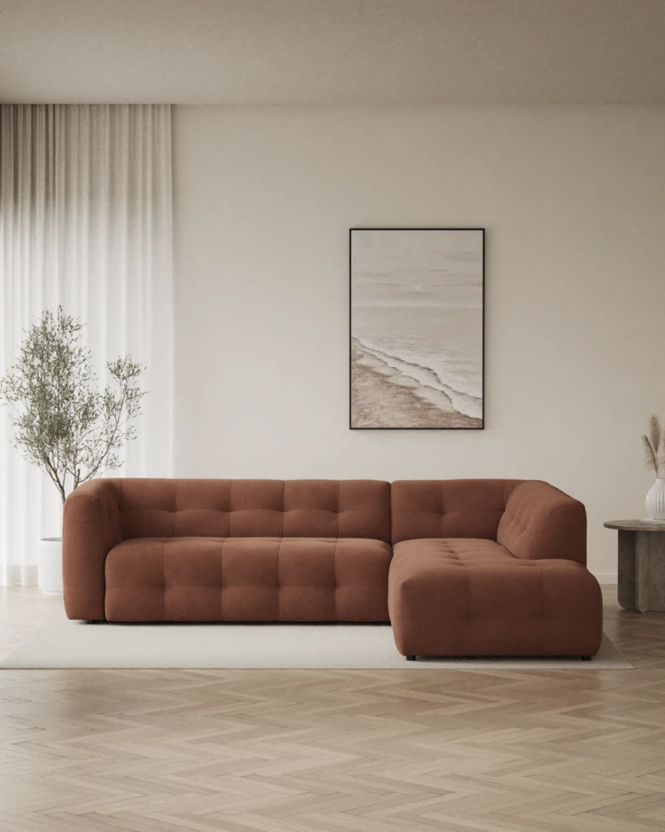 Bella - 3-sits soffa med divan höger - inspiration