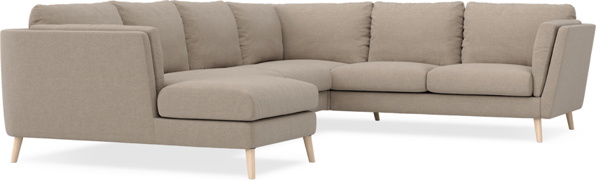Madison - Hörnsoffa med schäslong vänster - Beige