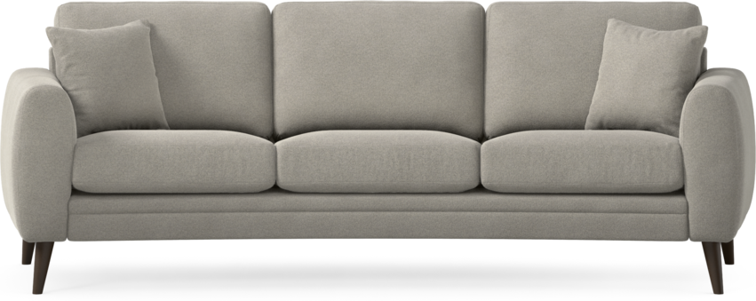 Eden - 3-sits soffa svängd - Grå