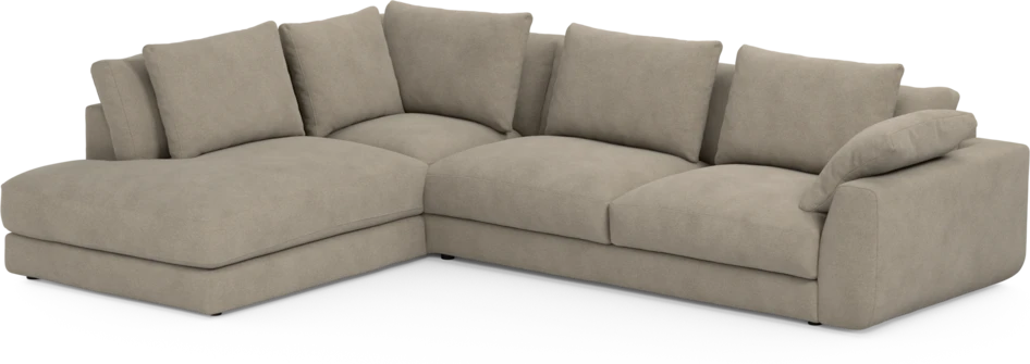 Amie - 3-sits med divan vänster - Beige