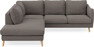 Madison - 2-sits soffa med divan vänster - Brun