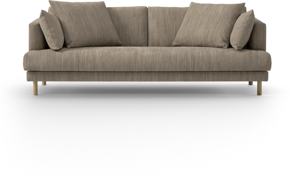 Harper - 3-sits soffa, hel dyna - Beige
