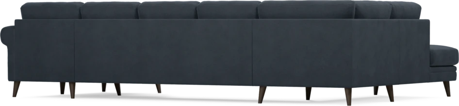 Eden - 3-sits soffa med divan vänster och schäslong höger - Blå