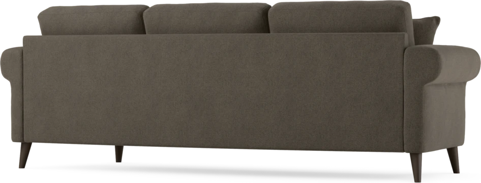 Eden - 3-sits soffa svängd - Brun