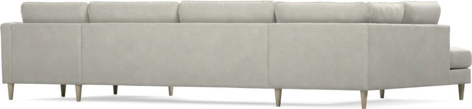 Bridge - 3-sits soffa med divan vänster och schäslong höger - Grå