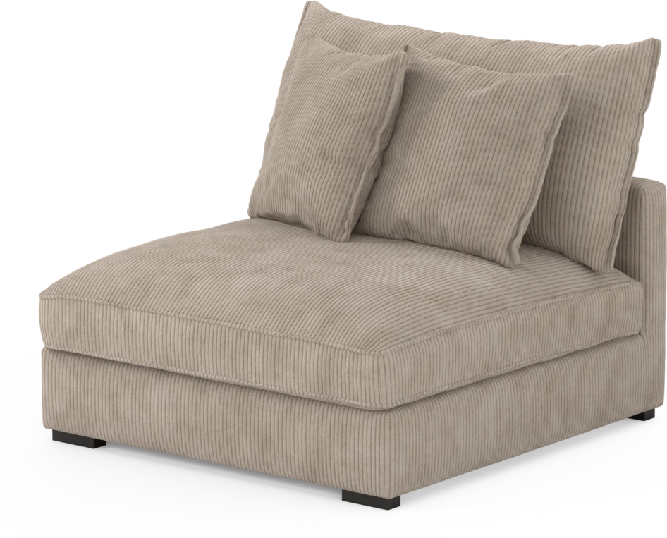 Rossi - 1,5-sits utan armstöd - Beige