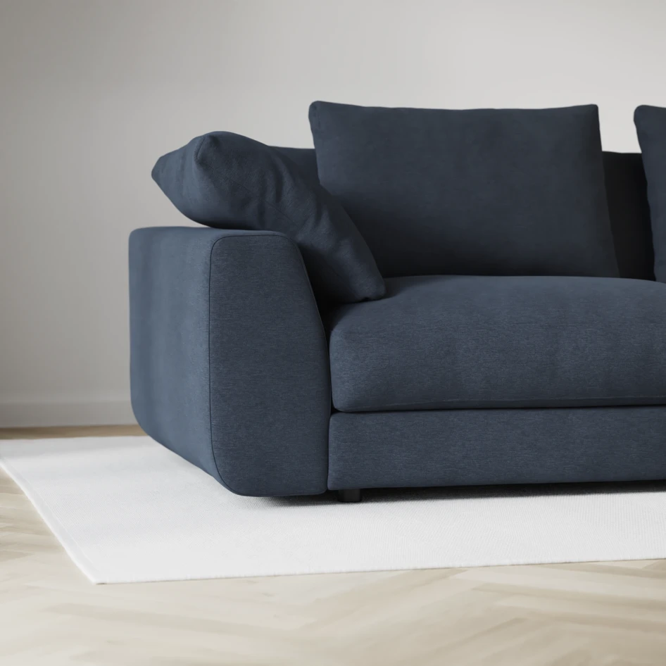 Amie - Bäddsoffa 3-sits - Blå