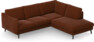 Madison Lux - 2-sits soffa med divan höger - Orange