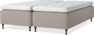 Delux Dream - Ramsäng, dubbelsäng med bäddmadrass - Beige