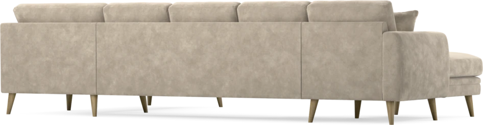 Eden - 3-sits soffa med schäslong vänster och divan höger - Beige
