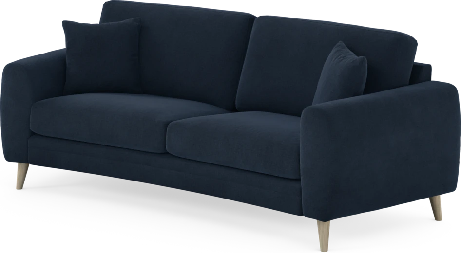 Eden - 2,5-sits soffa svängd - Blå