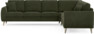 Eden - Hörnsoffa, 3+3-sits - Grön