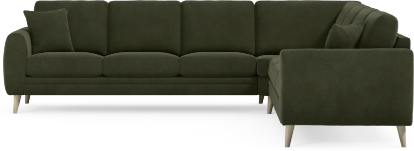 Eden - Hörnsoffa, 3+3-sits - Grön