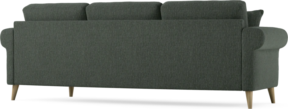 Eden - 3-sits soffa svängd - Grön