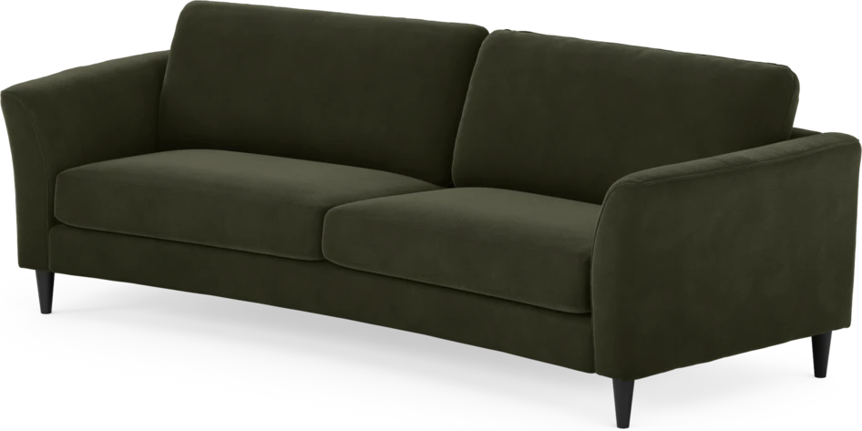 Bridge - 3-sits soffa svängd - Grön