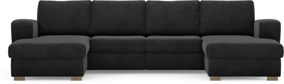 Friday - 2-sits soffa med två schäslonger - Blå