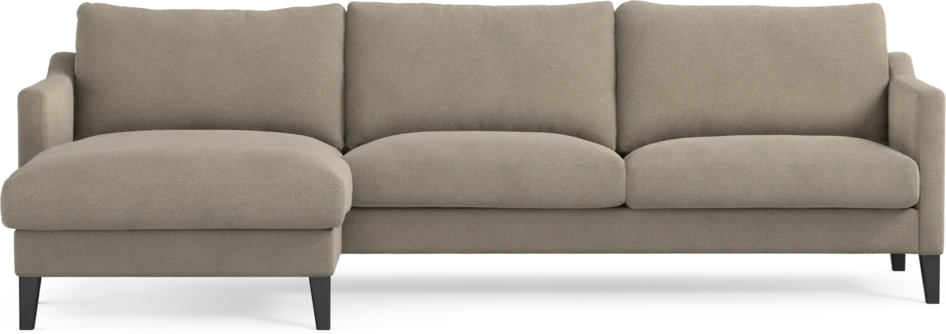 Winston - 3-sits soffa med schäslong, vändbar - Beige