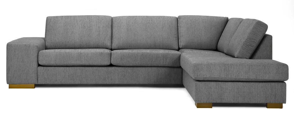 Sit Down - 3-sits soffa med divan höger - Grå
