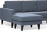 Sierra - 4-sits soffa med schäslong vänster och divan höger - Blå
