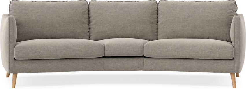 Madison - 3-sits soffa svängd, 90 cm - Grön