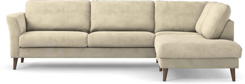 Bridge - 3-sits soffa med divan höger - Beige