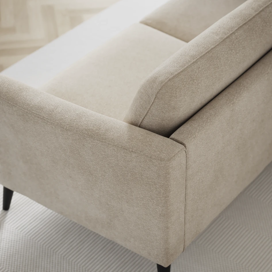 Bridge - 3-sits soffa svängd - Beige