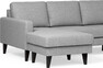 Sierra - 4-sits soffa med schäslong vänster och divan höger - Grå