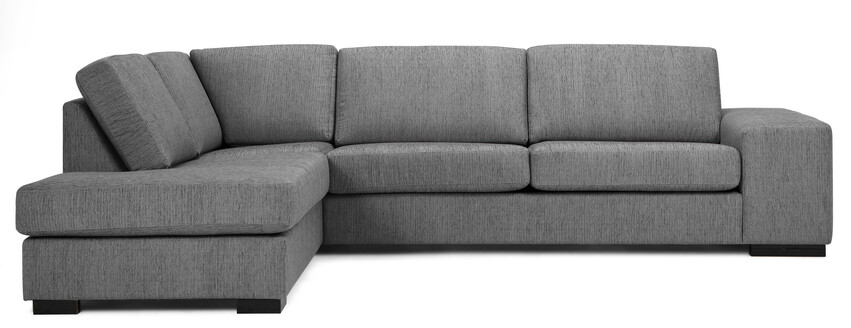Sit Down - 3-sits soffa med divan vänster, C1-komfort - Grå