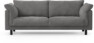 Cherrie - 3-sits soffa, fast klädsel - Grå