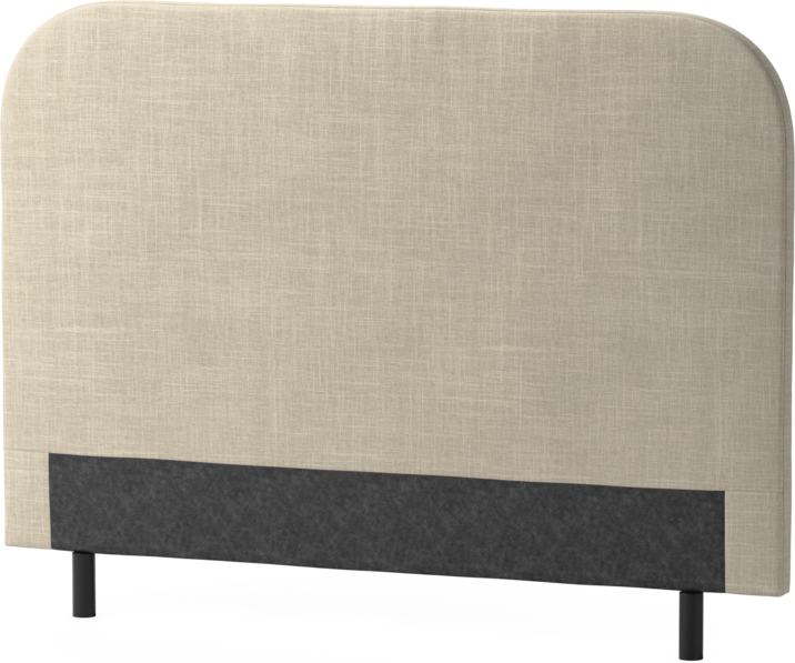 Delux Rundad - Sänggavel, 90-210 cm - Beige