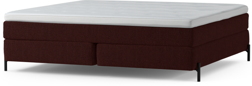 Delux Sense - Kontinentalsäng, dubbelsäng med bäddmadrass och sängben