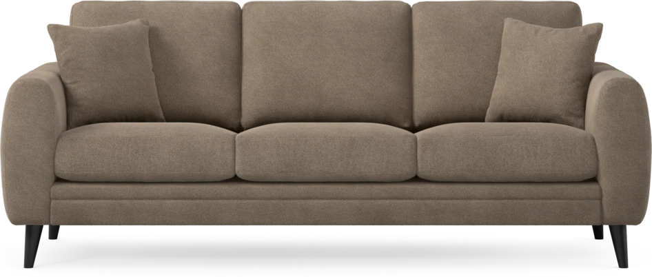 Eden - 3-sits soffa - Brun