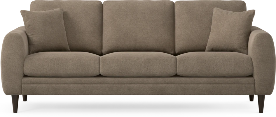 Eden - 3-sits soffa - Brun