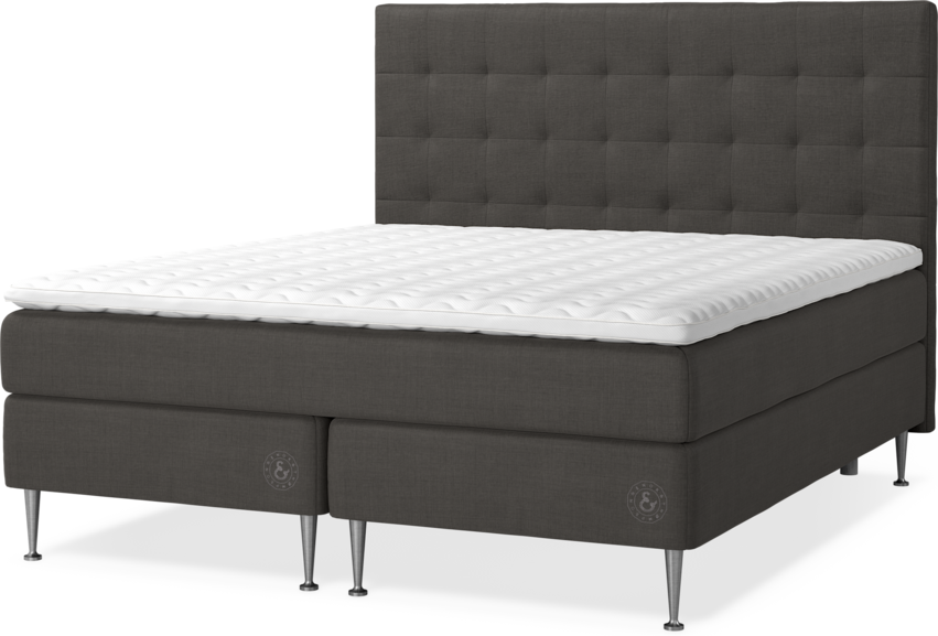 Saltskär Comfort - Kontinentalsäng, dubbelsäng med bäddmadrass Saltskär Comfort och Bris sänggavel
