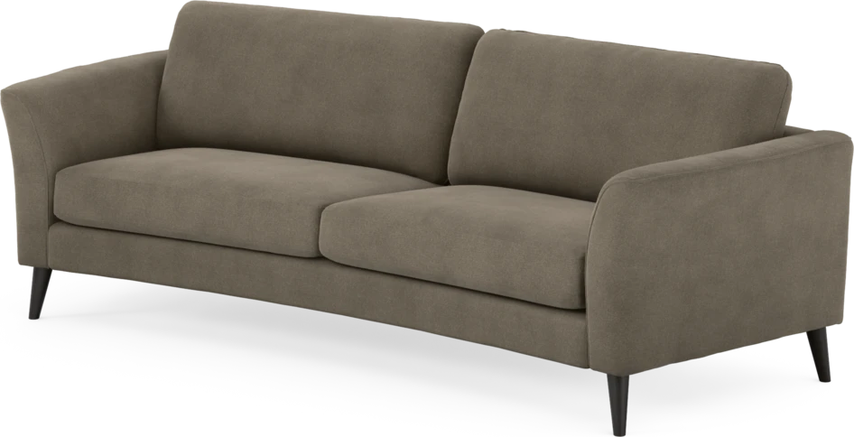 Bridge - 3-sits soffa svängd - Beige