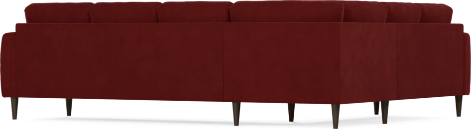 Eden - Hörnsoffa, 2+3-sits - Röd