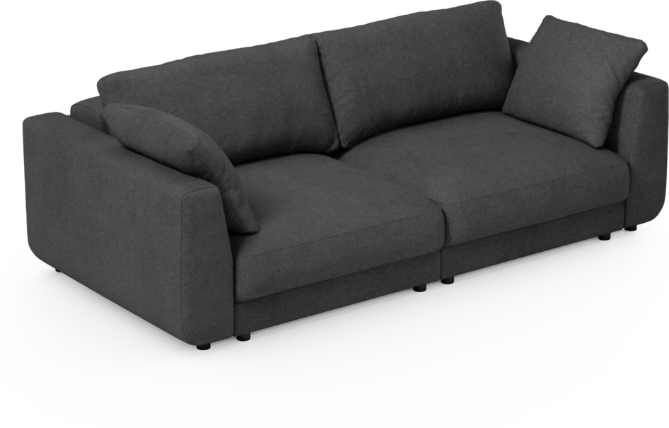 Amie - Bäddsoffa 3-sits - Svart