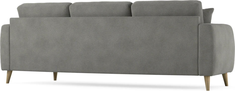 Eden - 3-sits soffa svängd - Grå