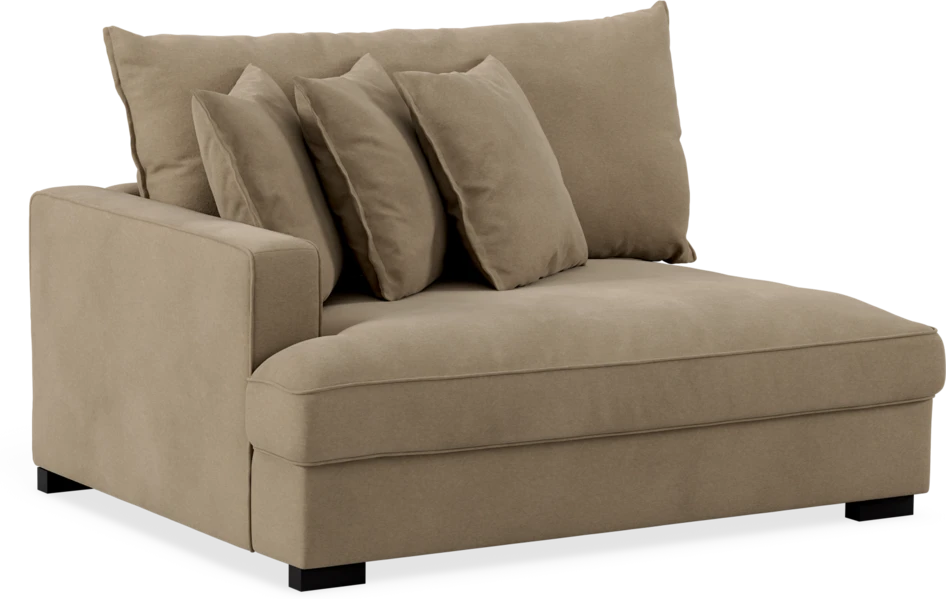 Rossi - 2-sits med armstöd vänster - Beige