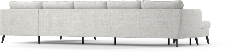 County - 4-sits soffa med schäslong vänster och divan höger - Grå